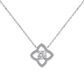 Exquisite Flower Shape Princess Cut Necklace