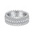 Ornate Colorful Radiant Cut Daily Ring