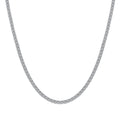 Delicate Round Shape Tennis Necklace