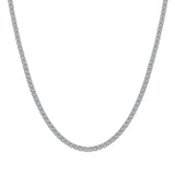 Delicate Round Shape Tennis Necklace