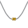 2.0 carat Ornate Emerald Cut Necklace