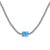 2.0 carat Ornate Emerald Cut Necklace