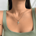 Delicate Cross Shape Necklace