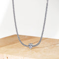 1.0 carat Unique Pear Cut Tennis Necklace
