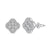 Four-Leaf Clover Flower Shaped Earrings