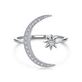 Eternity Moon & Star Ring