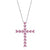 Radiant Cross Shape Necklace
