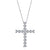 Radiant Cross Shape Necklace