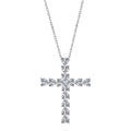 Radiant Cross Shape Necklace