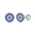 Devil's Eye Ear Bone Nail Earrings