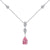 Dazzling Pear Cut Necklace
