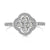 Four Leaf Clover Flower Design Ring