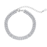 Exquisite Emerald Cut Daily Bracelet