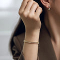 Exquisite Emerald Cut Daily Bracelet