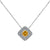 Sparkling Asscher Cut Necklace