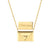 Envelope Heart Shape Mother's Day Necklace