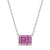 Luxurious Square Shape Colorful Necalack