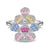 Sparkling Colorful Water Drop Shape Daily Ring