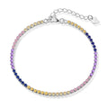 Radiant Shinning Princess Cut Tennis Bracelet