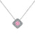 Sparkling Asscher Cut Necklace