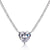 8.0 Carat Versatile Colorful Sweet Heart-Shaped Tennis Necklace