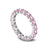 Sparkling Round Cut Tennis Ring