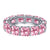 Elegant Princess Cut Tennis Ring