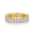 Ornate Oval Cut Tennis Ring