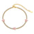 Sparkling Flower Shape Tennis Bracelet