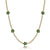 Luxurious Colorful Flower Tennis Necklace