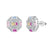 Ornate Colorful Octagon Shape Daily Earrings