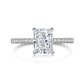 2.0 Carat Dazzling Sparkling Radiant Cut Party Ring