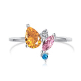 Radiant Colorful Multi Cut Daily Ring