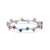 Radiant Colorful Round Cut Daily Ring