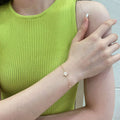 Delicate Four Leaf Clover Bracelet