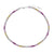 Sparkling Colorful Full Heart Tennis Necklace