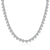 Ornate Heart Cut Tennis Necklace