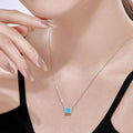 Luxurious Square Shape Colorful Necalack