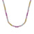 Delicate Colorful Tennis Necklace