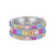 Dazzling Colorful Radiant Cut Party Ring