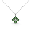 Four-Leaf Clover And Eight-Pointed Star Necklace