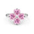 Heart-shaped Four-Leaf Clover Ball Ring
