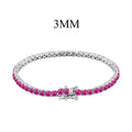 Radiant Colorful Round Cut Party Bracelet