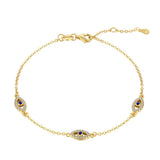 Evil Eye Shape Pendent Necklace