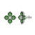 Four-Leaf Clover Eight-Pointed Star Earrings