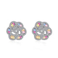 Exquisite Flower Shape Daily Earrings