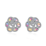 Exquisite Flower Shape Daily Earrings