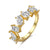 Delicate Multi Cut Ring