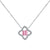 Exquisite Flower Shape Princess Cut Necklace