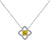 Exquisite Flower Shape Princess Cut Necklace
